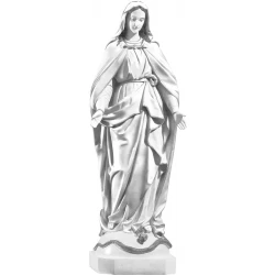 Figurka Matki Bożej Niepokalanej 65 cm biała